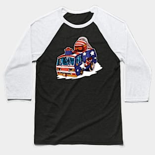 American Camper Van - For Campers Baseball T-Shirt